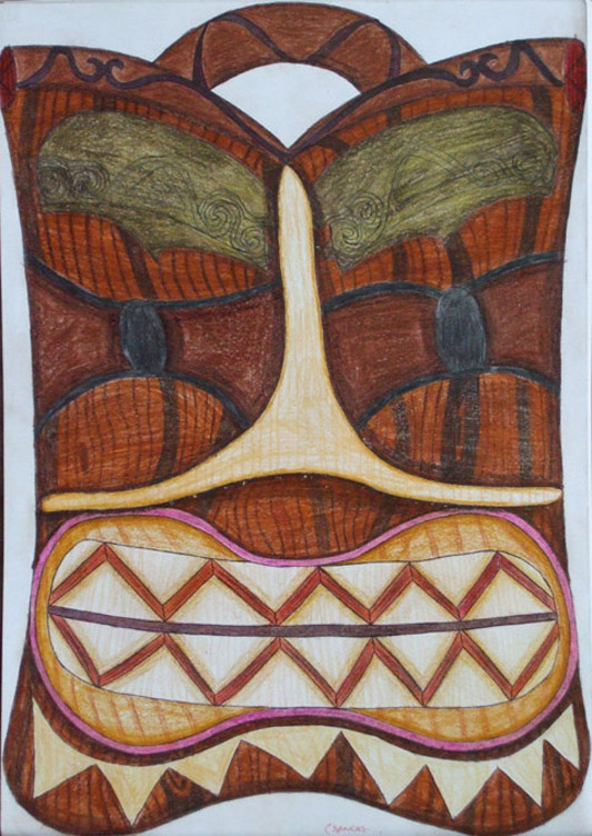 Dessin coloré marqueterie